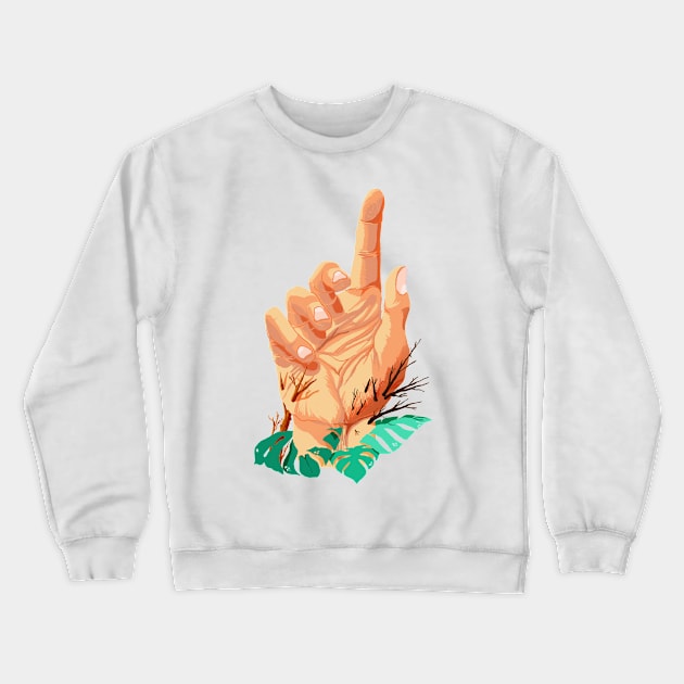 Transient and Volatile Crewneck Sweatshirt by Manwhale